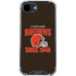 NFL Cleveland Browns Helmet iPhone 16e Clear Case